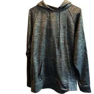 Spyder Men's Gray‎ Pullover Hoodie Sweatshirt Size L Long Sleeve